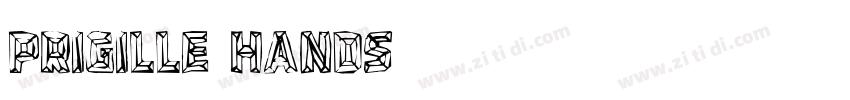 Prigille Hands字体转换
